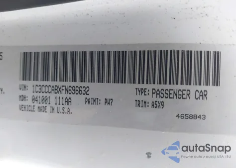 2015 Chrysler 200 Limited из США, поврежденный, VIN 1C3CCCABXFN696632